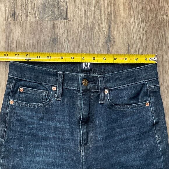 Gap Denim Jeans Womens Size‎ 27T  Tall True Skinny Mid Rise Blue Denim EUC - Picture 7 of 8